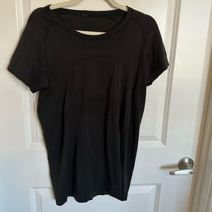 Black Lululemon Swiftly Tech Short Sleeve